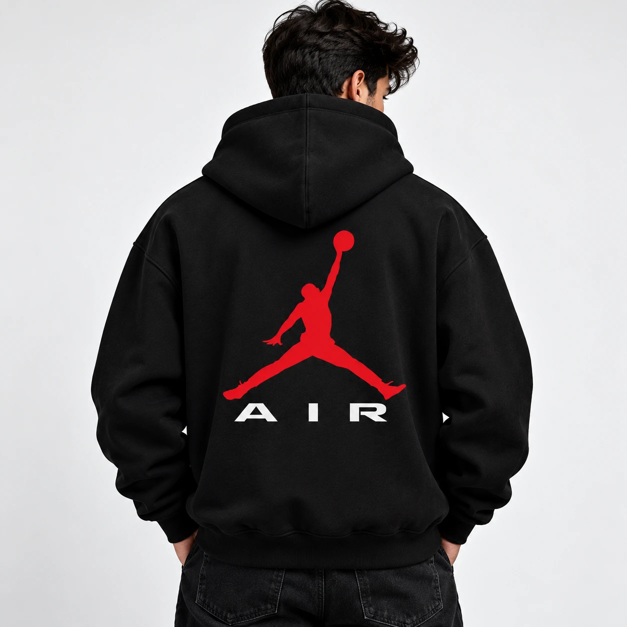 Air Jordan Hoodie model wear look Air Jordan Hoodie model wear look