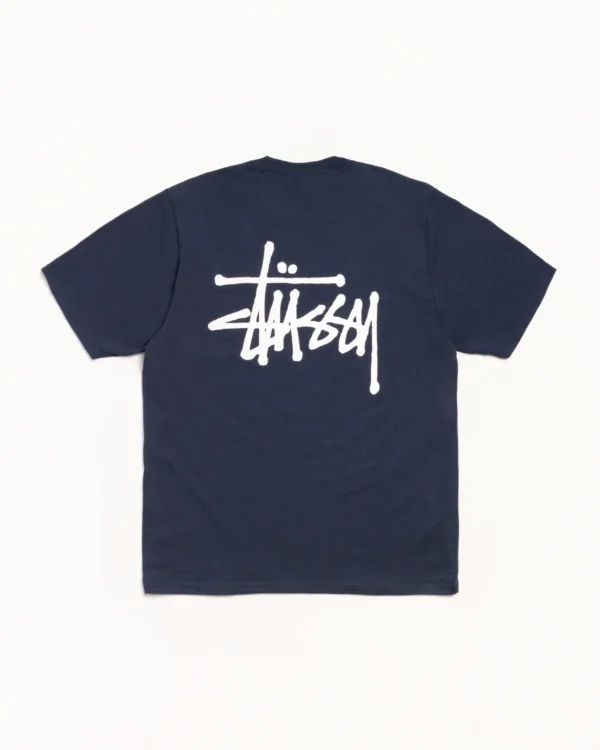 Basic Stussy Tee Navy Back