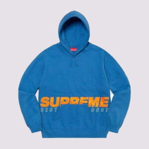 Blue And Orange Supreme Hoodie