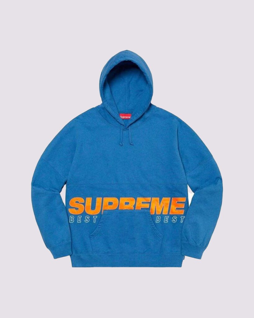 Blue And Orange Supreme Hoodie