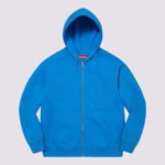 Blue Supreme Zip Up Hoodie