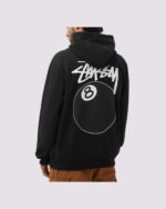 Stussy 8 Ball Hoodie Black