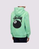 Stussy 8 Ball Hoodie Green