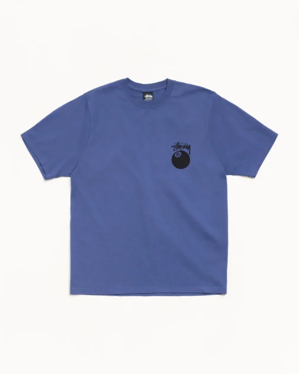 Stussy 8 Ball Tee Blue Front