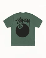 Stussy 8 Ball Tee Green