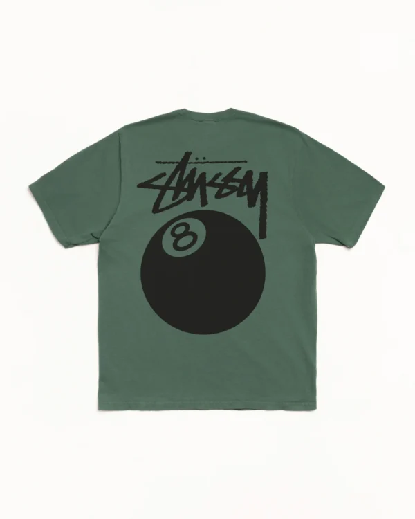 Stussy 8 Ball Tee Green