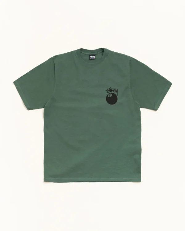 Stussy 8 Ball Tee Green Front