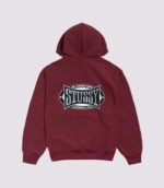 Stussy Champion Hoodie Maroon