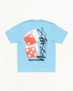 Stussy Dice Tee Sky Blue