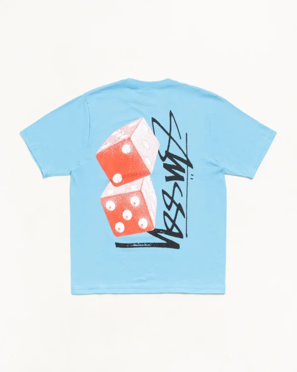 Stussy Dice Tee Sky Blue