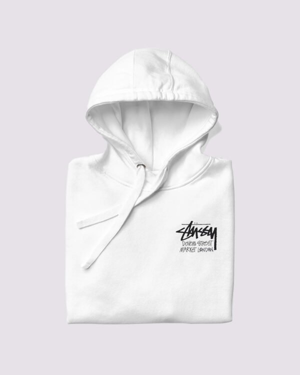 Stussy Hoodie Dover Street White Front