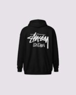 Stussy London Zip Hoodie Back
