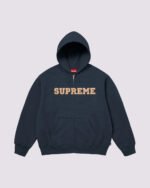 Supreme Applique Hoodie Navy