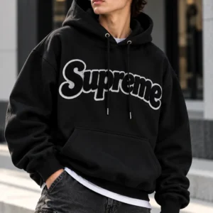 Supreme Applique Hoodie front view