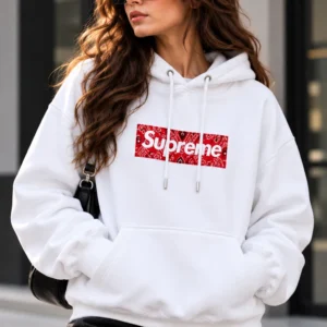 Supreme Bandana Box Logo Hoodie front view
