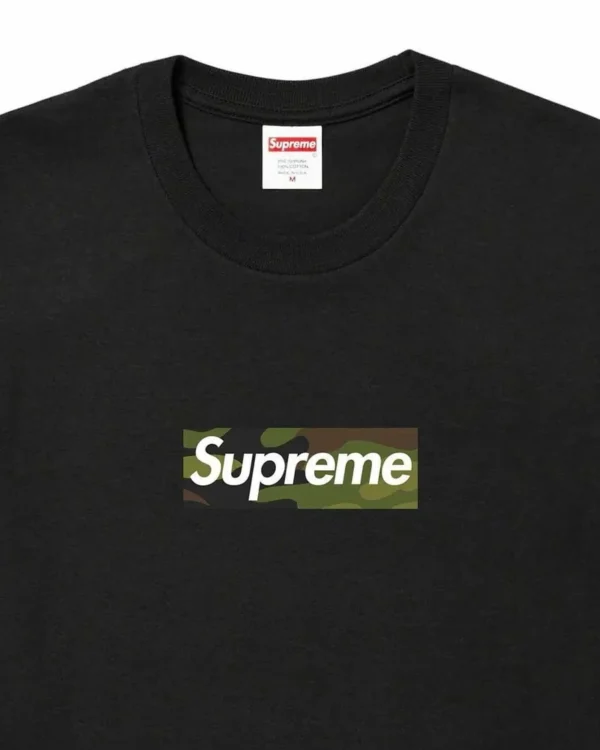 Supreme Camo Box Logo Tee Design