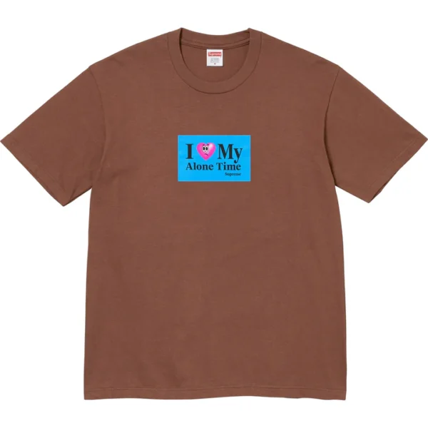 Supreme Tee Alone Time Brown