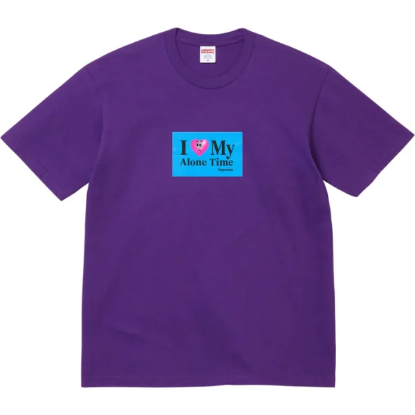 Supreme Tee Alone Time Purple