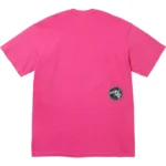 Supreme Tee God Save Us Dark Pink Back