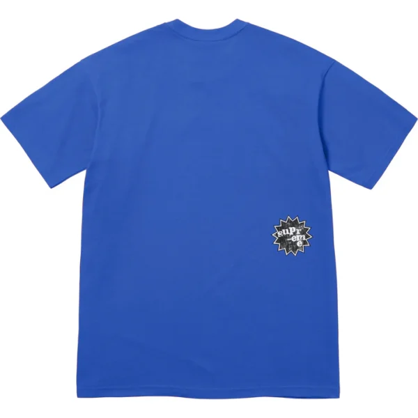 Supreme Tee God Save Us Royal Blue Back