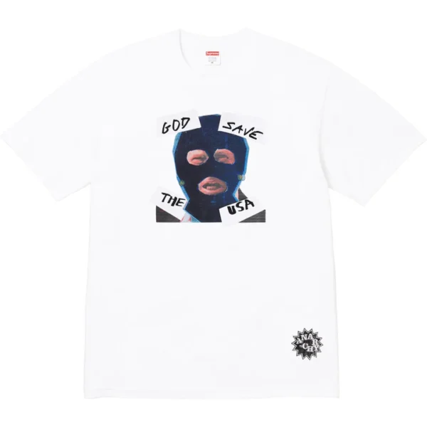 Supreme Tee God Save Us White