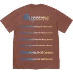 Supreme Tee Grim Reaper Brown Back