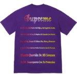Supreme Tee Grim Reaper Purple Back