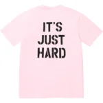 Supreme Tee Hard Light Pink Back