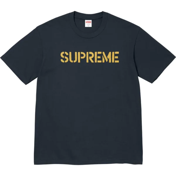 Supreme Tee Hard Navy
