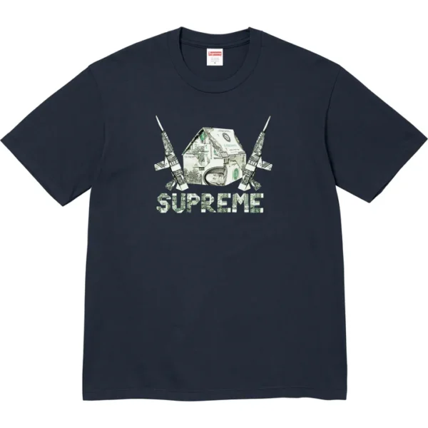 Supreme Tee Origami Navy