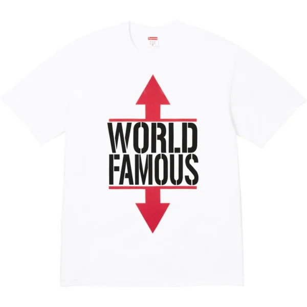 Supreme World Famous Tee White