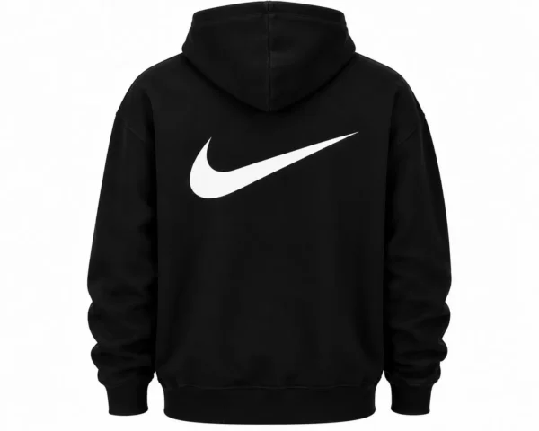 black nike hoodie back