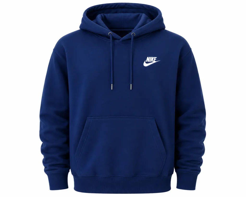 blue nike hoodie
