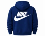 blue nike hoodie back