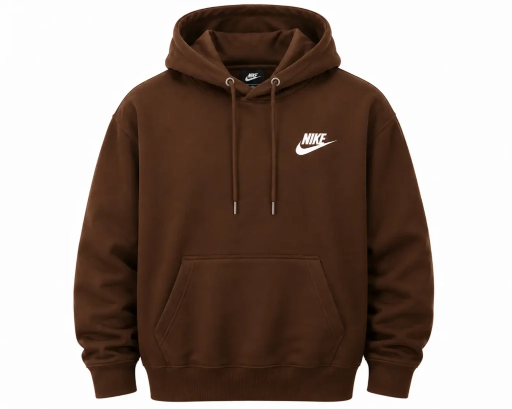 brown nike hoodie