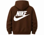 brown nike hoodie back