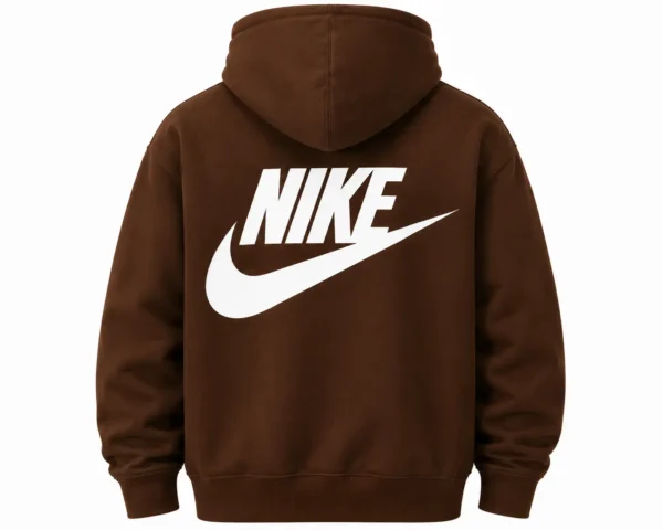 brown nike hoodie back