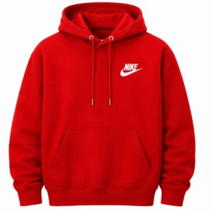 red nike hoodie