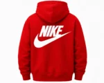 red nike hoodie back