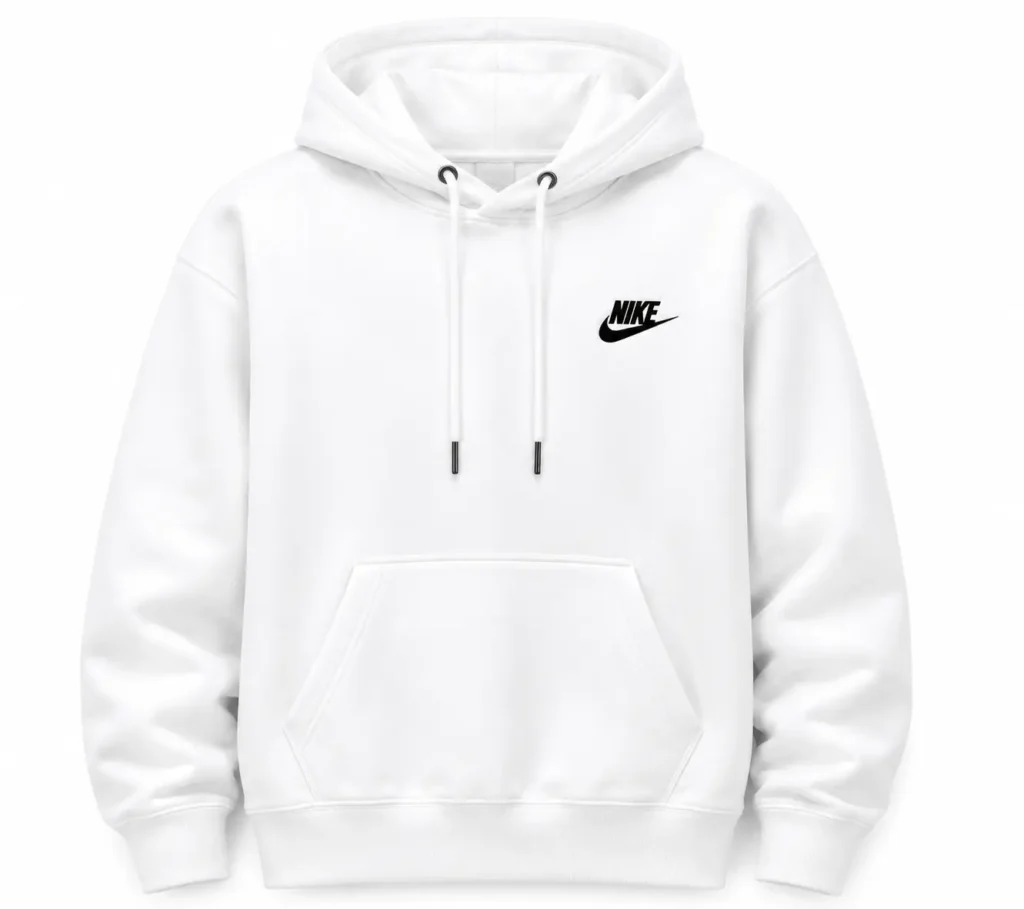 white nike hoodie