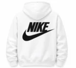 white nike hoodie back