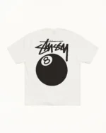 8 Ball Stussy Tee White