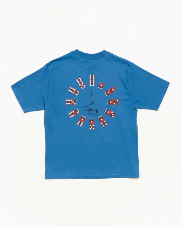 Dice Clock Stussy Tee Blue