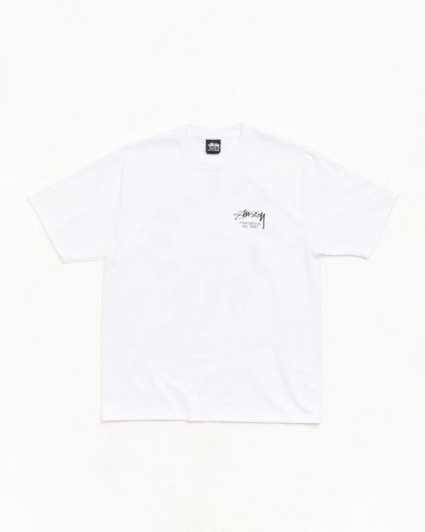 Dice Clock Stussy Tee White Front