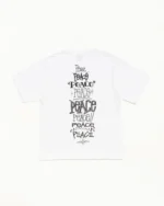 Peace Increased Stussy Tee White