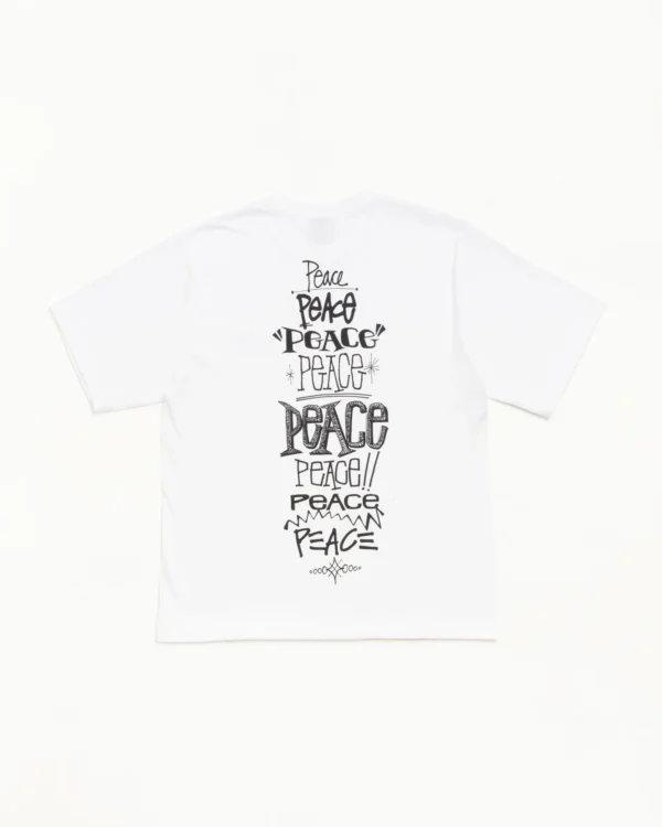 Peace Increased Stussy Tee White