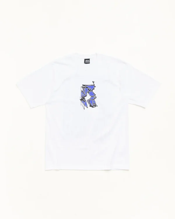 Smooth Sk8 Stussy Tee White Front