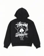 Stussy Skull Hoodie Black