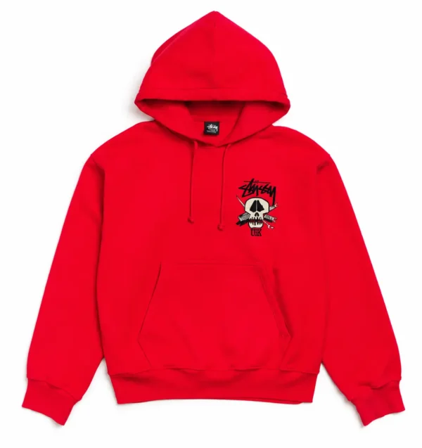 Stussy Skull Hoodie Front