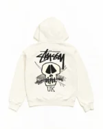Stussy Skull Hoodie White